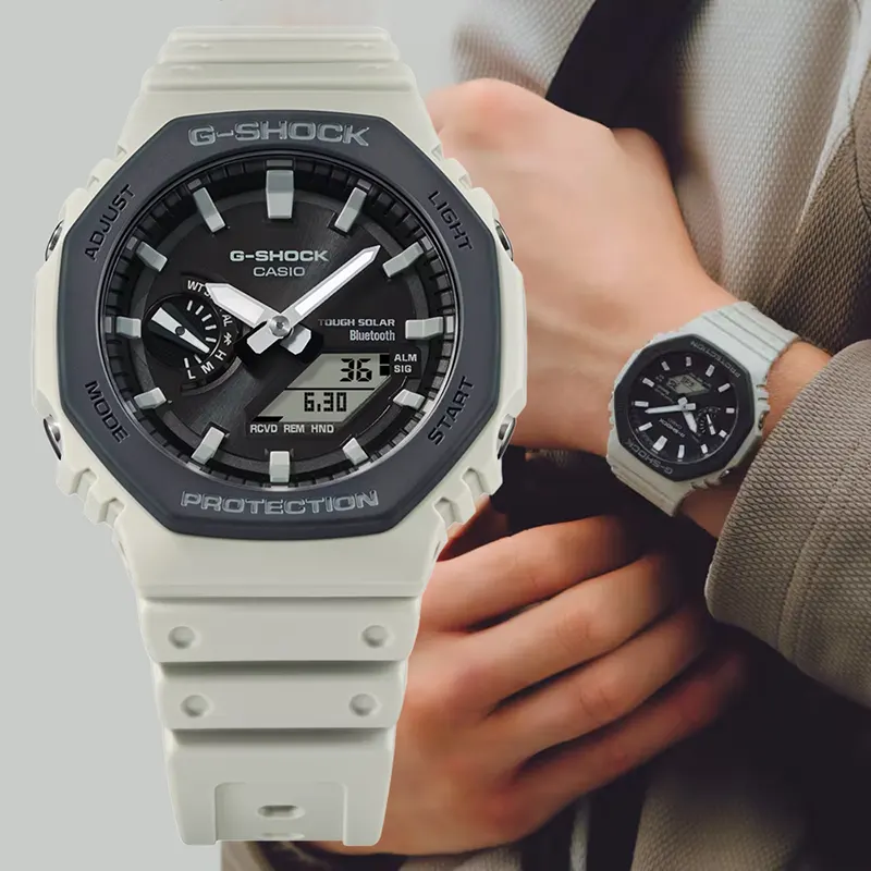 Casio G-Shock Analog-Digital Tough Solar Bluetooth Men's Watch- GA-B2100LUU-5A